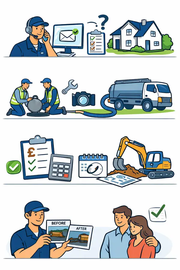 How we work in Septic Tank Solutions